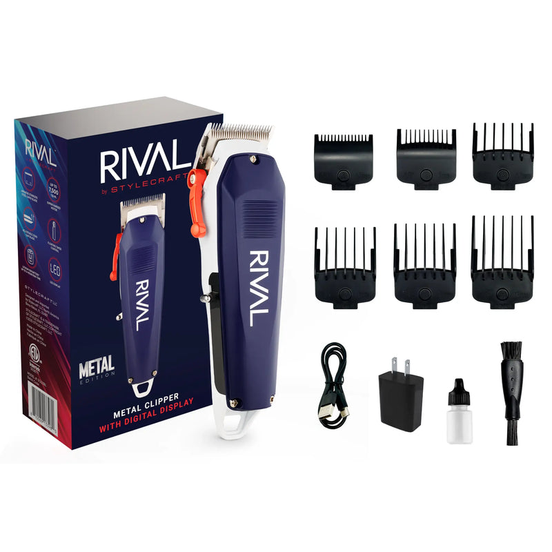 Stylecraft Rival Cordless Clipper With Digital Display, what is include