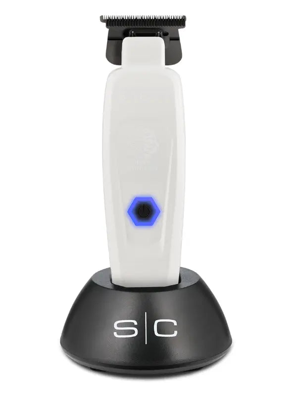 StyleCraft White Saber Cordless Trimmer with Digital Brushless Motor