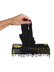 Styletek Deluxe Touch Black Nitrile Gloves