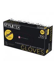 Styletek Deluxe Touch Black Nitrile Gloves