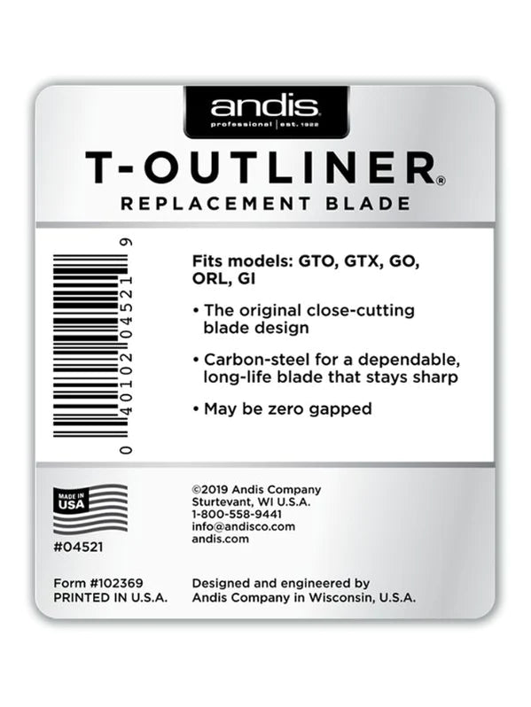 Andis T-Outliner Replacement Blade - Precision and Durability
