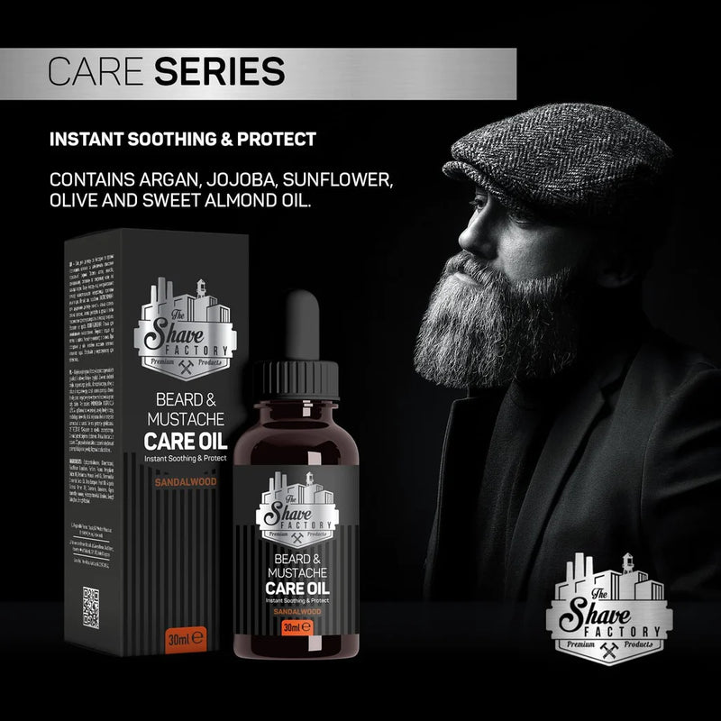 The Shave Factory Sandalwood Beard Oil 75ml