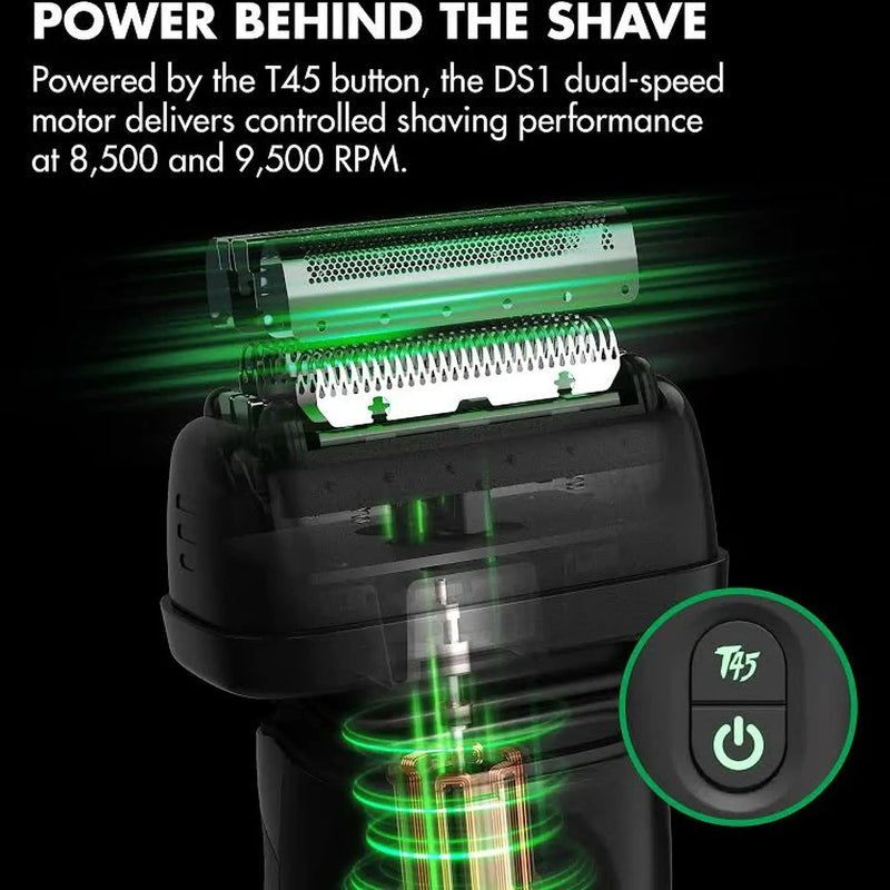 BaBylissPRO® x Tomb 45® Wireless-Charging Double-Foil Shaver