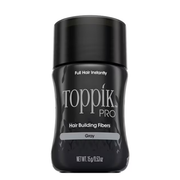 Toppik Pro hair building fibers container on a white background