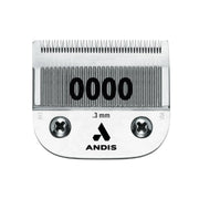 Andis clipper blade with '0000' marking on a white background