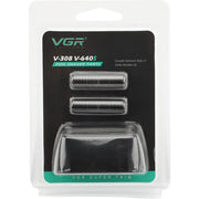 VGR 308 640S shaver replacement foil and cutter set silver finish