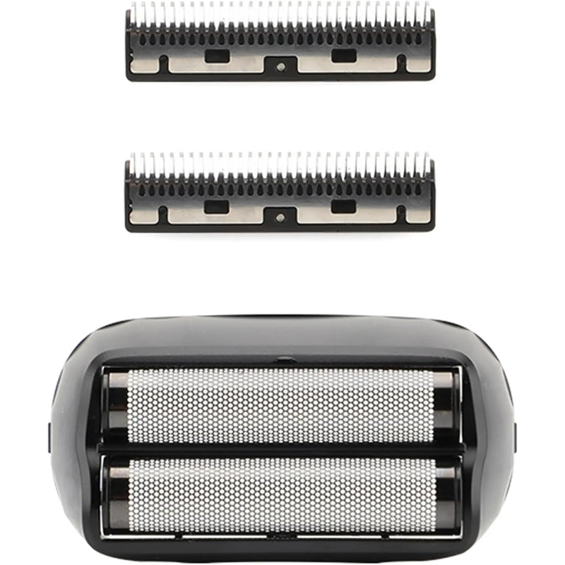 Dual titanium foil replacement head for VGR electric shaver