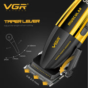 VGR V-285 S4 Professional Barber Combo Kit clipper taper lever