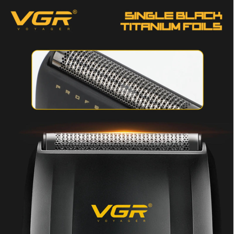 VGR V-285 S4 Professional Barber Combo Kit single foil shaver