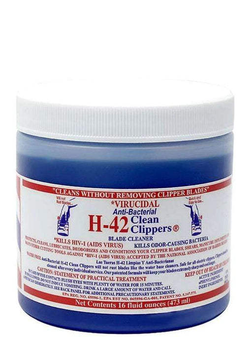 virucidal anti bacterial h 42 clean clippers blade cleaner 16 oz