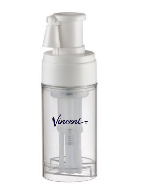 Vincent Clear Plastic Powder Bottle