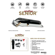 Wahl 5 Star Senior Cordless Clipper #8504-400 Info2