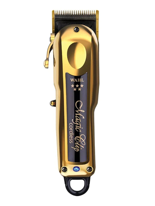 Wahl Gold Magic Clip Cordless - Limited Edition with Stand — Vip Wahl Gold Magic Clip Cordless - Limited Edition with Stand — Vip
