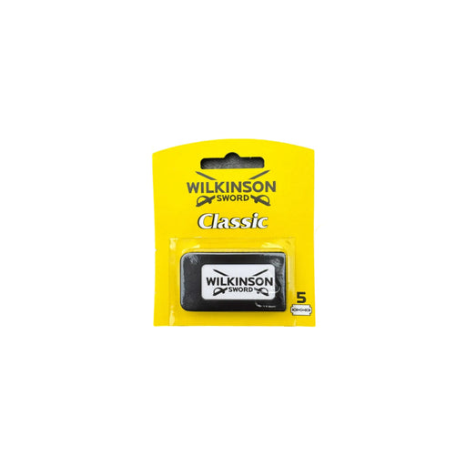 Wilkinson Sword Classic packaging with yellow background