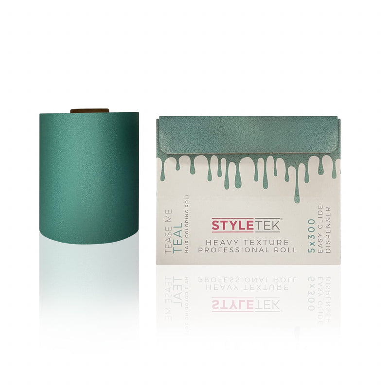 Hojas de papel de aluminio en relieve Styletek de 5x300 pies en rollo