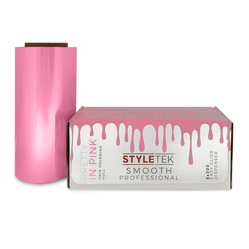Hojas de papel de aluminio en relieve Styletek de 5x300 pies en rollo