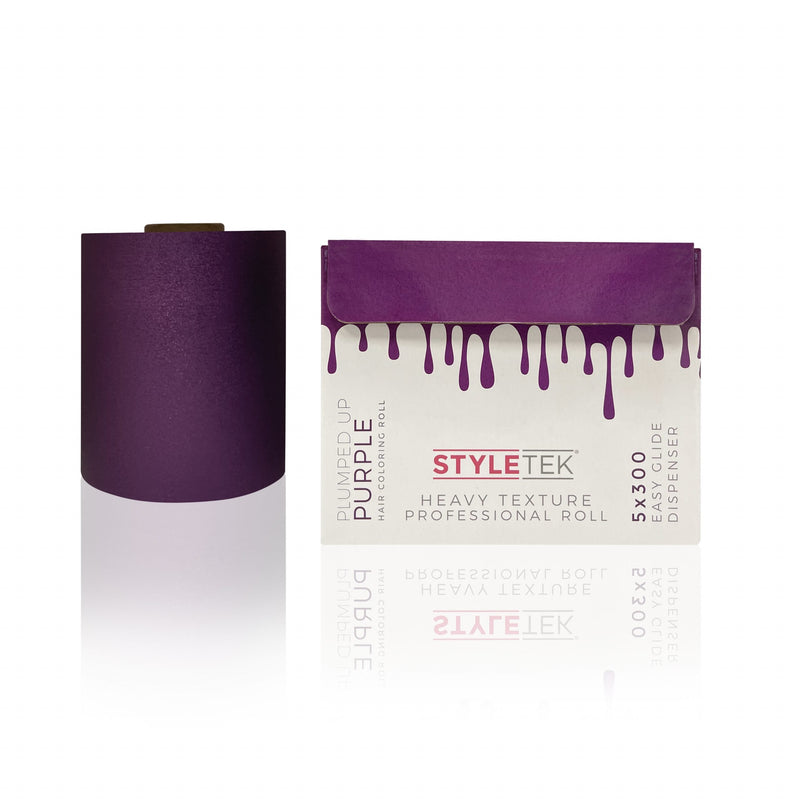 Hojas de papel de aluminio en relieve Styletek de 5x300 pies en rollo