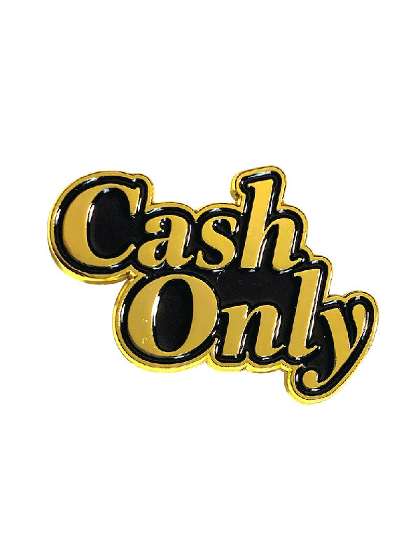 Blood Veins & Bandages Cash Only Gold Pin (Classic)