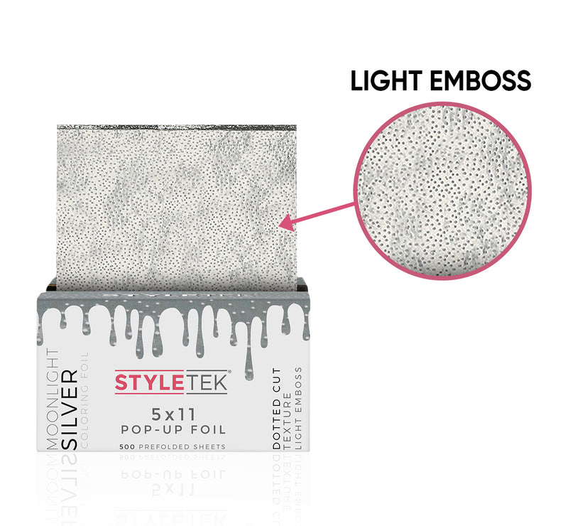 Styletek 5x11 Pre-Cut Pop-Up Foil 500 Embossed Sheets