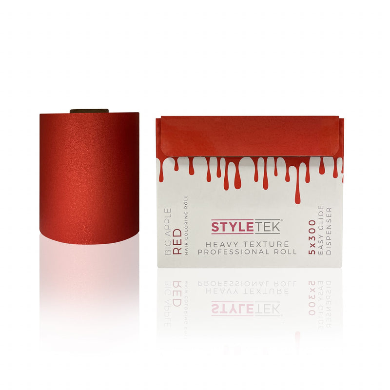 Hojas de papel de aluminio en relieve Styletek de 5x300 pies en rollo