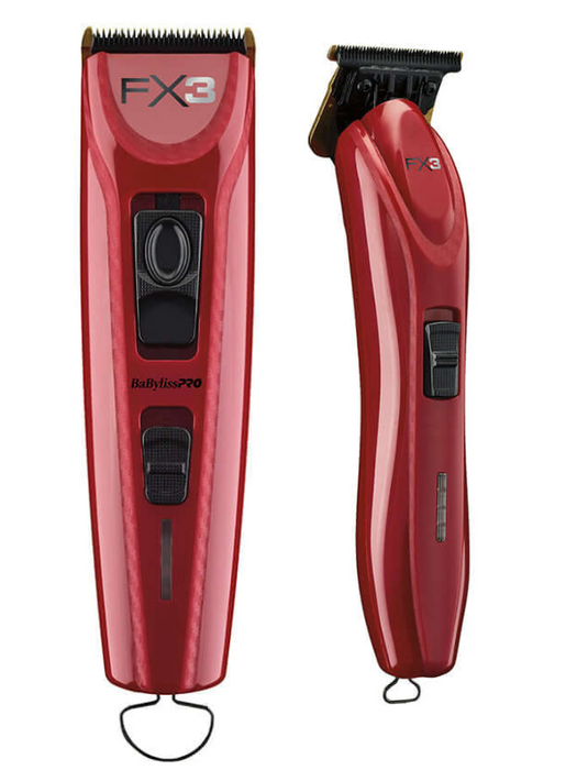 BaBylissPRO FX3 Duo Collection Combo Red