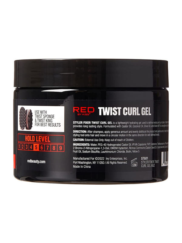 Red by KISS Styler Fixer Twist Curl Gel Fijación Suave #STG01