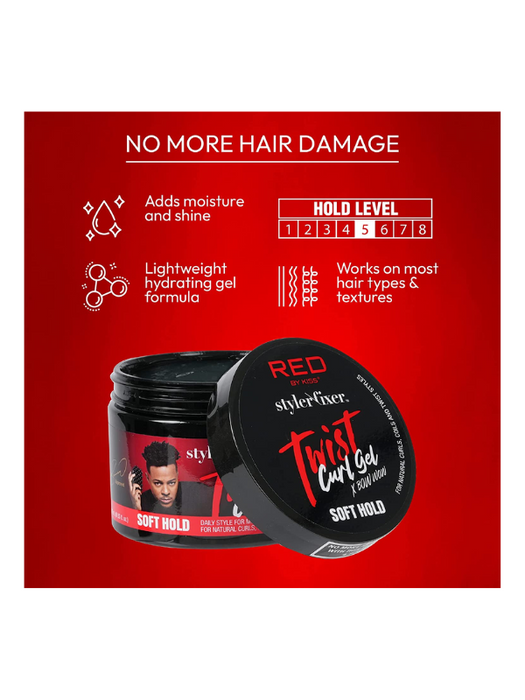 Red by KISS Styler Fixer Twist Curl Gel "Soft Hold"
