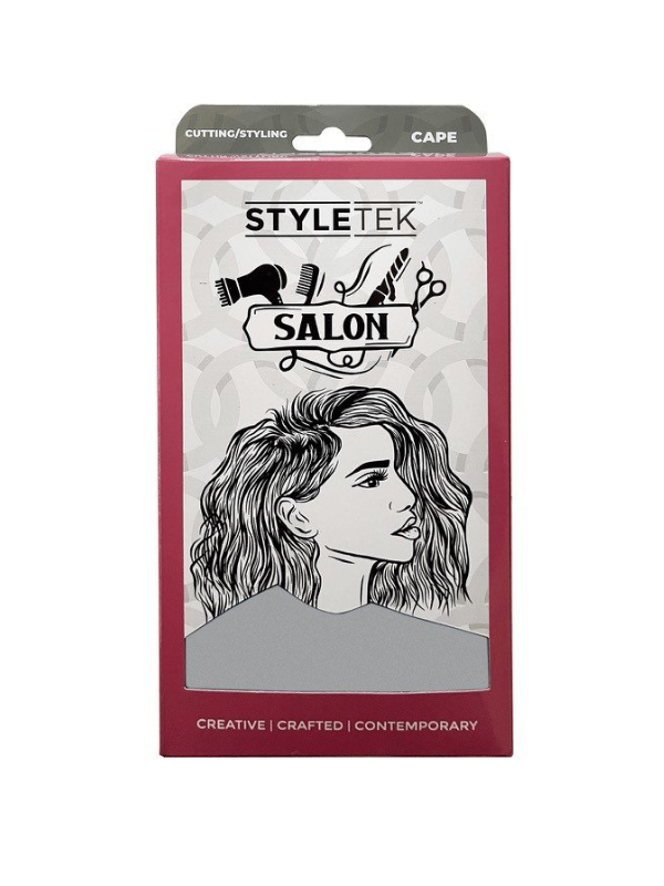 StyleTek Solid Cutting Cape GREY