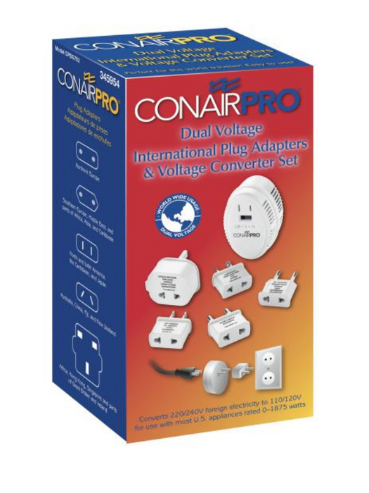 Conair Voltage Converter and Adapter Kit