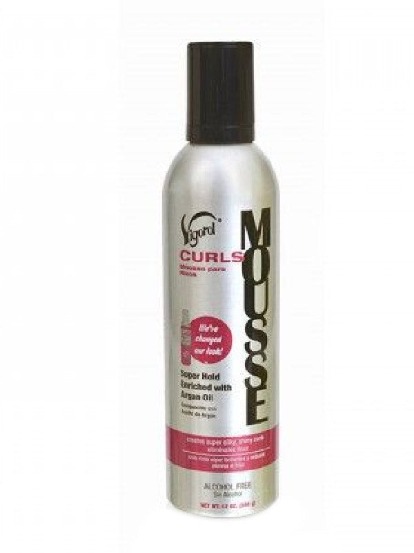 Vigorol Curls Mousse, 12oz (Argan Oil)