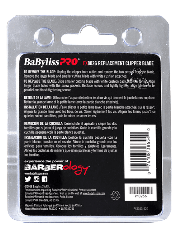BaBylissPRO DLC and Titanium Coated Replacement Clipper Blade