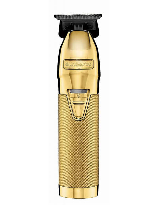 BaBylissPRO Gold FX Metal Outlining Cordless Trimmer w/ Black Diamond Carbon Deep-Tooth Blade