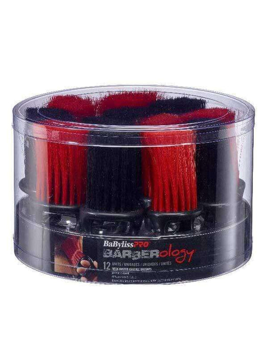 BaBylissPro Knuckle Neck Duster Brush - Assorted Colors - 12 Pack Bucket