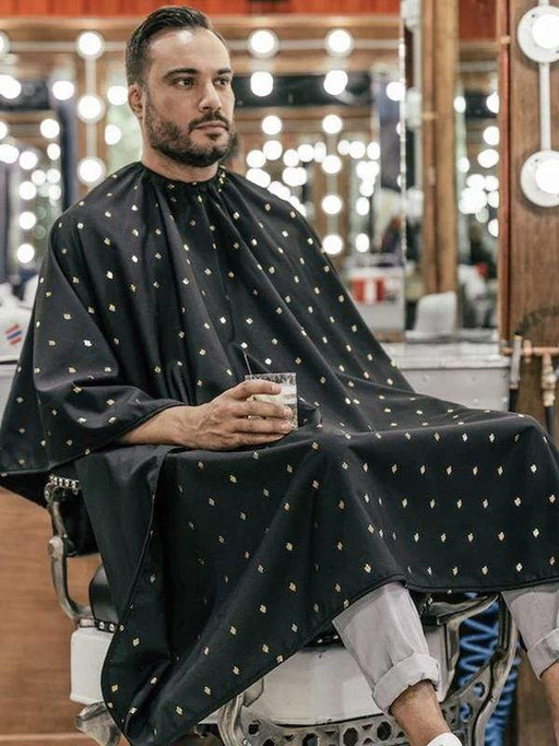 Barber Strong Cape Black and Gold
