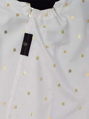 Barber Strong Cape White and Gold