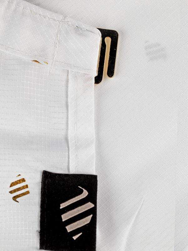 Barber Strong Cape White and Gold