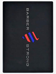 Barber Strong Station Mat Barber Strong Mat BLACK