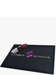 Barber Strong Station Mat Barber Strong Mat BLACK