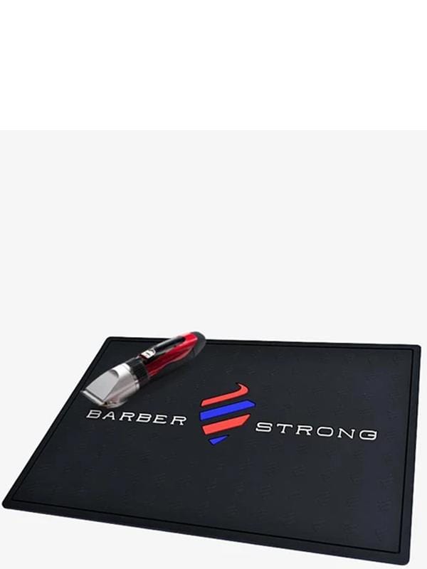 Barber Strong Station Mat Barber Strong Mat BLACK