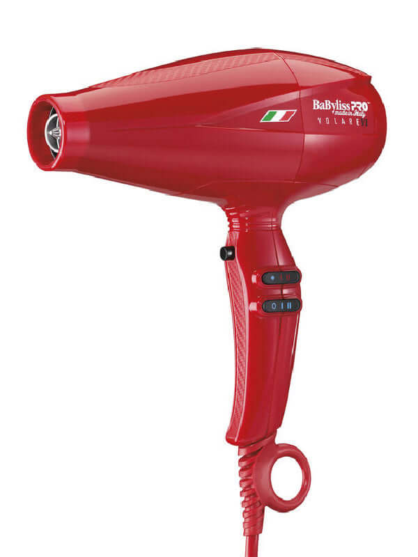 BaBylissPRO Nano Titanium Red Volare V1 Hair Dryer — Vip Barber Supply