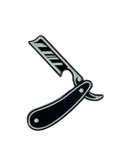 Blood Veins & Bandages Traditional Straight Razor Barber Pin