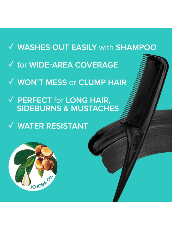 Red by Kiss Temporary Comb-On Root touch-Up - Black