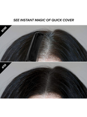 Red by Kiss Temporary Comb-On Root touch-Up - Black