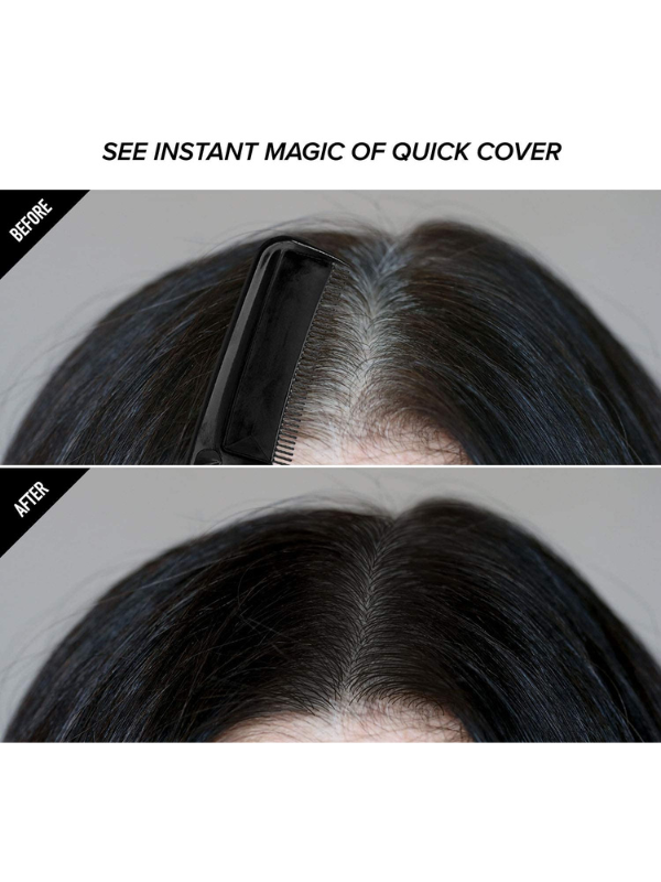 Red by Kiss Temporary Comb-On Root touch-Up - Black