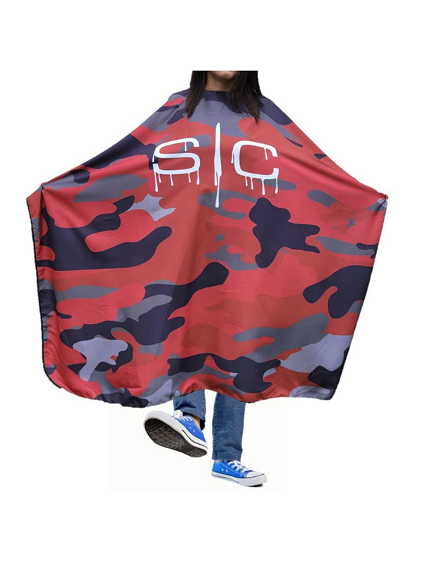 StyleCraft Cutting Cape - Red/Gray