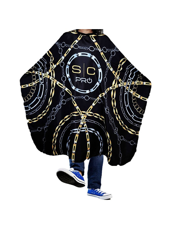 StyleCraft Cutting Pro Chain Cape - Black & Gold