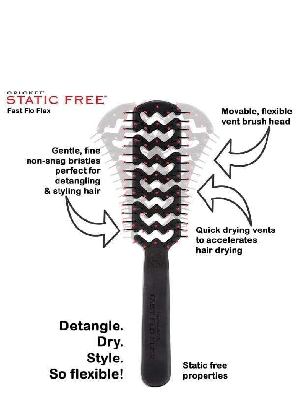 Cricket Static Free Fast Flo Flex Vent — Vip Barber Supply