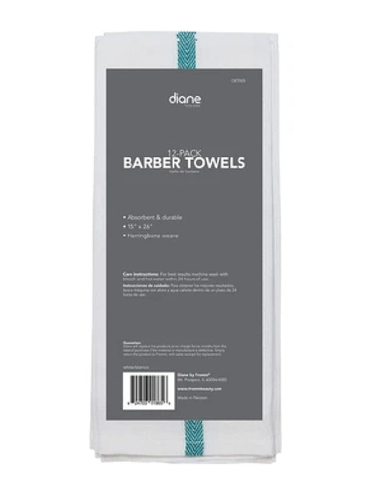 Diane Cotton Barber Towels - 12 Pack
