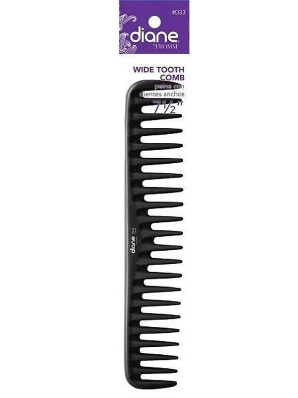 Diane comb Diane Wide Tooth Comb Black - 7 1/2" #D33