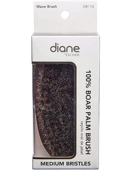 diane Hair Brush Diane 100% Boar Palm Brush Medium Bristles #D8114